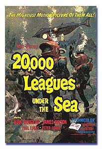 פרוייקט סרטי דיסני: 20,000 מיל מתחת למים (1954) 20,000 Leagues Under the Sea